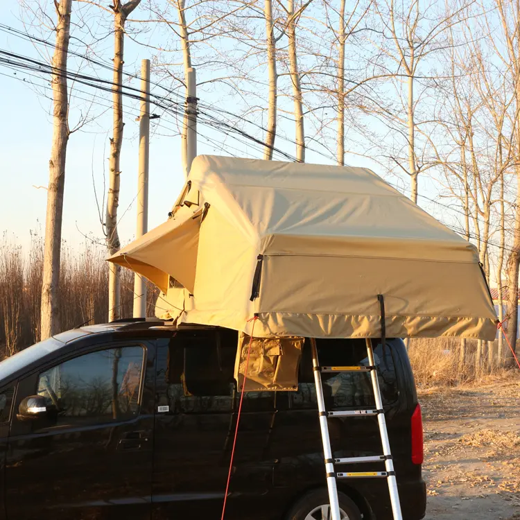 Unistrengh wholesaler classic polyester rooftop tent for camping CARTT02-1