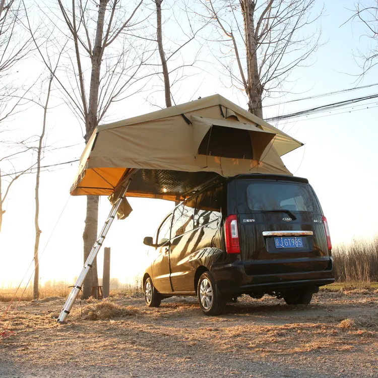 Unistrengh wholesaler classic polyester rooftop tent for camping CARTT02-1