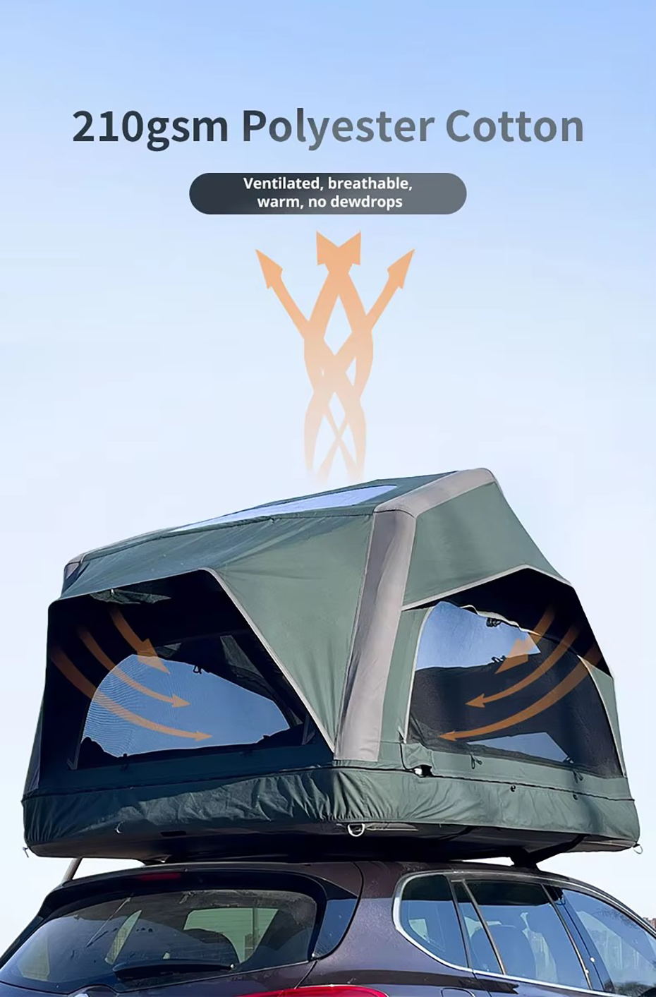 New Island of Fish Inflatable Rooftop Tent-product