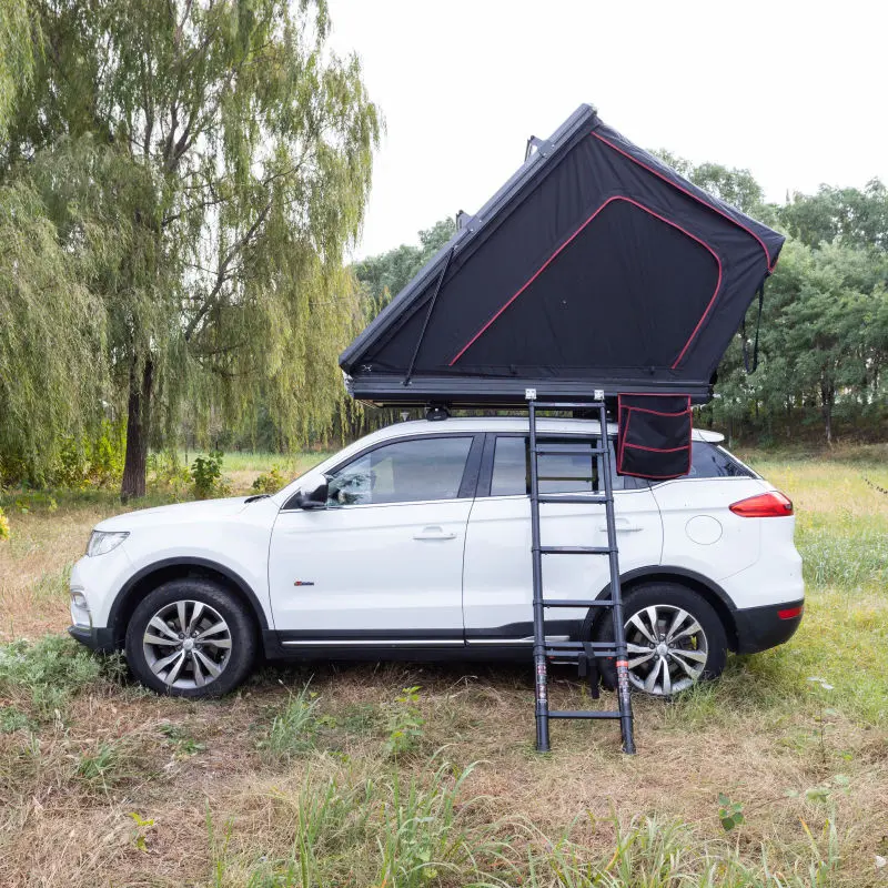 Factory Aluminum Triangle Hard Shell Roof Top Tent
