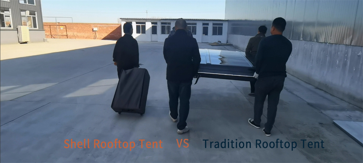 Lightweight Shell Inflatable Rooftop Tent Outdoor 0013u0