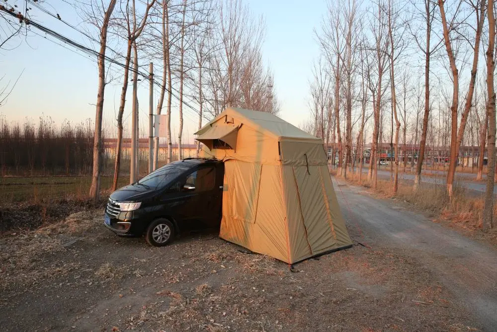 Soft Rooftop Tent with Annex Room for Car Camping