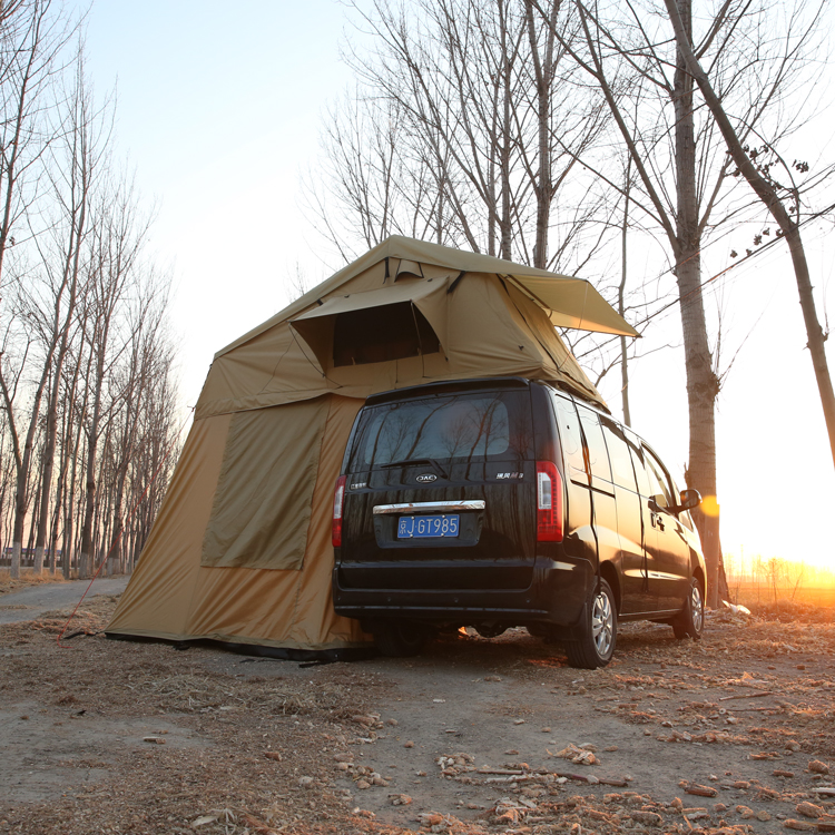 Unistrengh wholesaler classic polyester rooftop tent for camping CARTT02-1