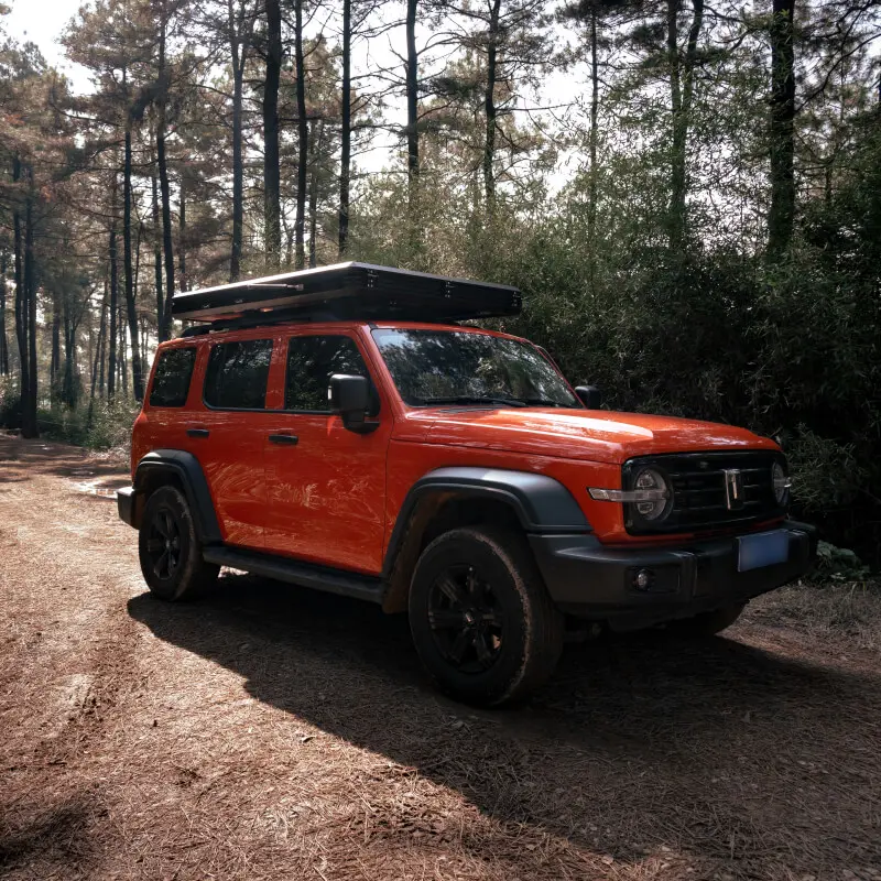 Unistrengh Hard Shell Aluminum Material Triangle Rooftop Tent