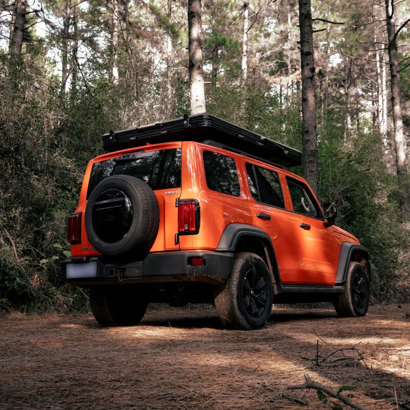 Unistrengh Hard Shell Aluminum Material Triangle Rooftop Tent