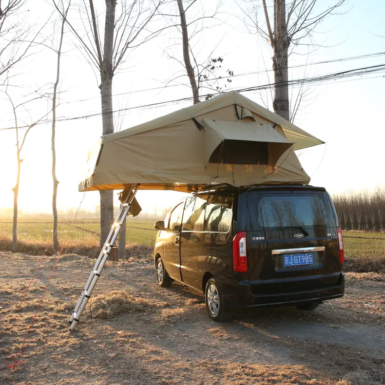 Unistrengh wholesaler classic polyester rooftop tent for camping CARTT02-1