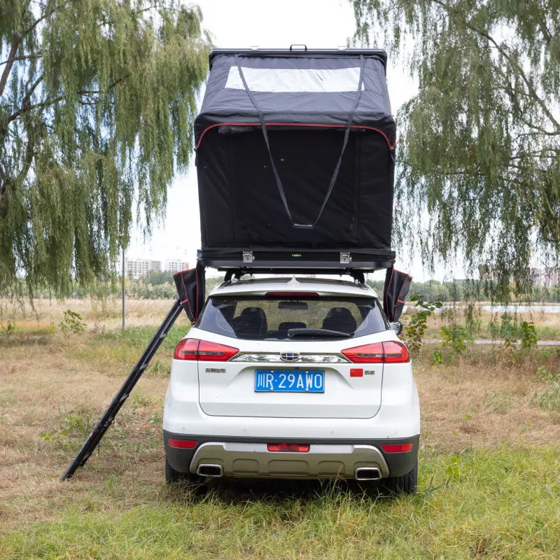 Factory Aluminum Triangle Hard Shell Roof Top Tent
