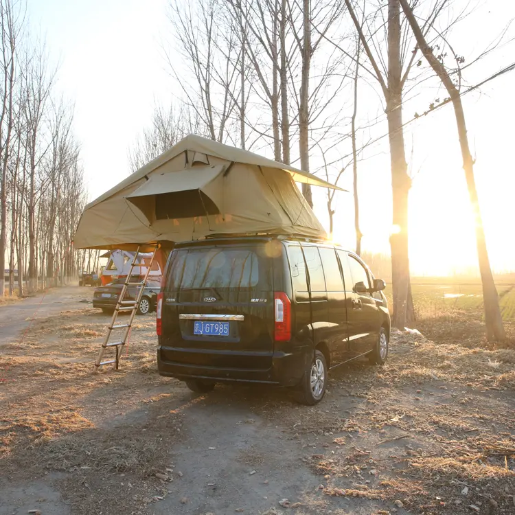 Unistrengh wholesaler classic polyester rooftop tent for camping CARTT02-1